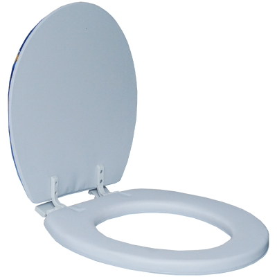 Capac toaleta buretat universal cu model decorativ, Adison